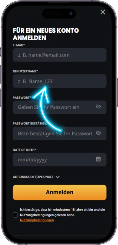 Instant Casino Registrierungsprozess