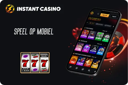 Instant Casino spelen op mobiel